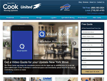 Tablet Screenshot of cookmoving.com